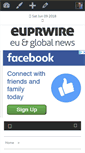 Mobile Screenshot of euprwire.com